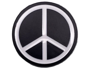WOODSTOCK peace sign METAL PIN