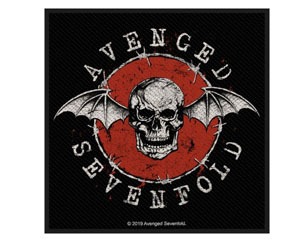 AVENGED SEVENFOLD distressed skull WPATCH