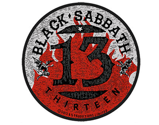 BLACK SABBATH 13 flame circle PATCH