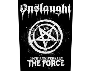 ONSLAUGHT the force 30th anniversary BACKPATCH