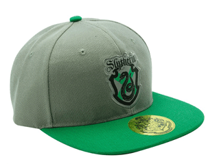 HARRY POTTER slytherin grey and green SNAPBACK CAP