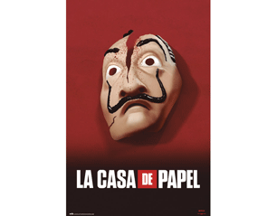 LA CASA DE PAPEL dali mask POSTER