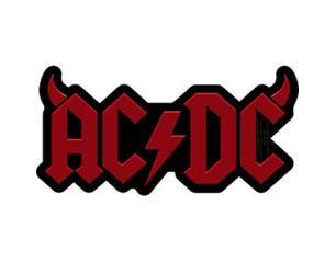 AC/DC logo horns STICKER