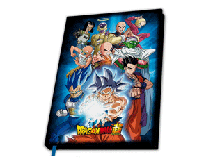 DRAGON BALL SUPER groupe univers 7 a5 NOTEBOOK