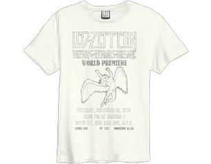 LED ZEPPELIN the song remains the same WHITE AMPLIFIED TSHIRT