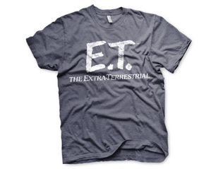 E.T. extra-terrestrial distressed logo navy heather TS