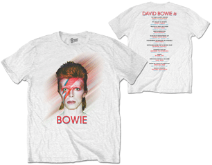 DAVID BOWIE bowie is/white TS