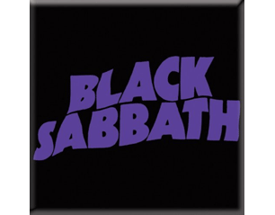 BLACK SABBATH wavy logo MAGNET